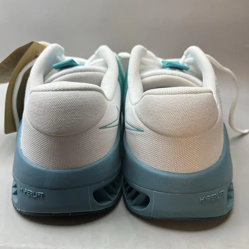 Nike Metcon 9 Training Shoes Men Size 14 White Teal Gym Lift Comfort Sneakers